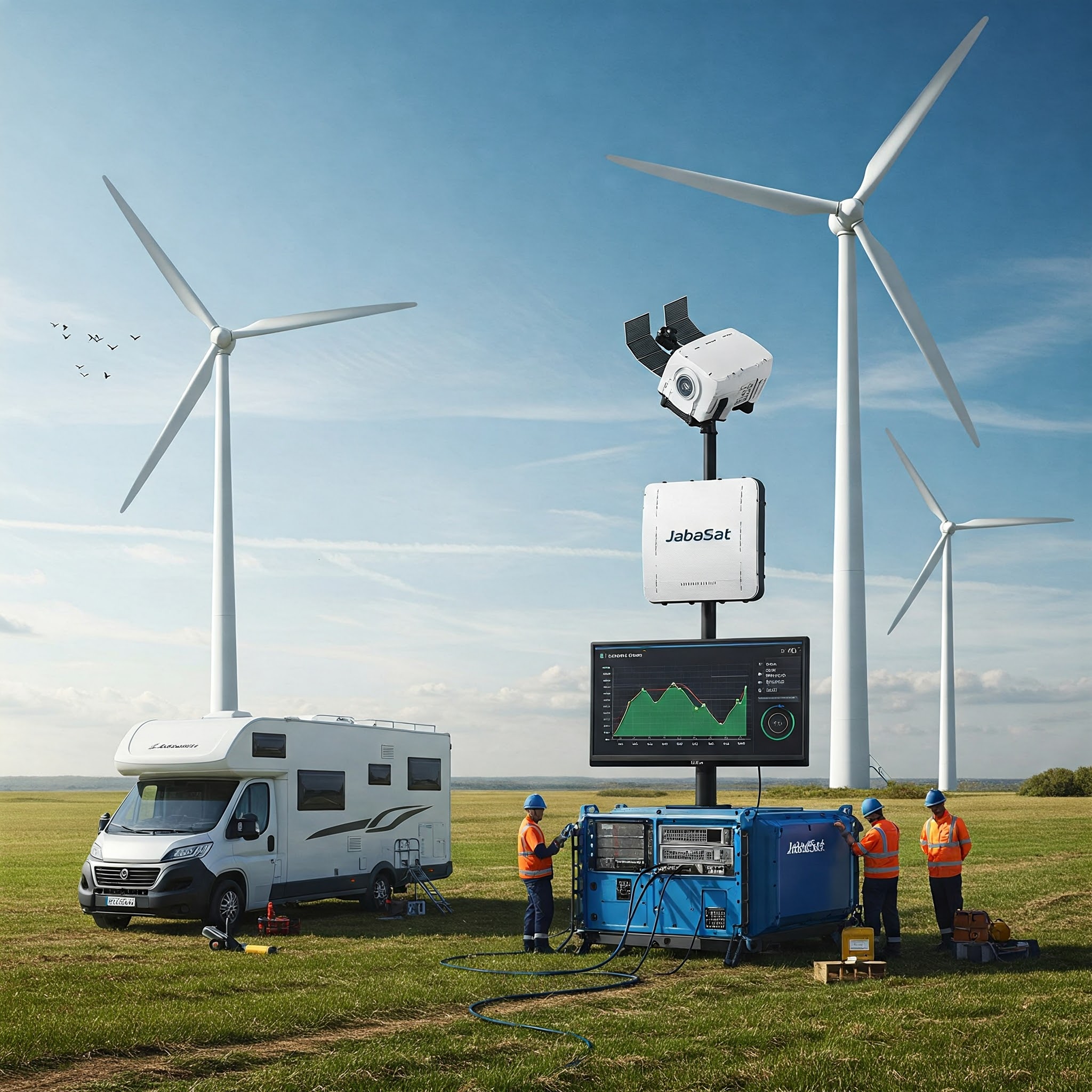 Enlaces Satelitales Parques Eólicos